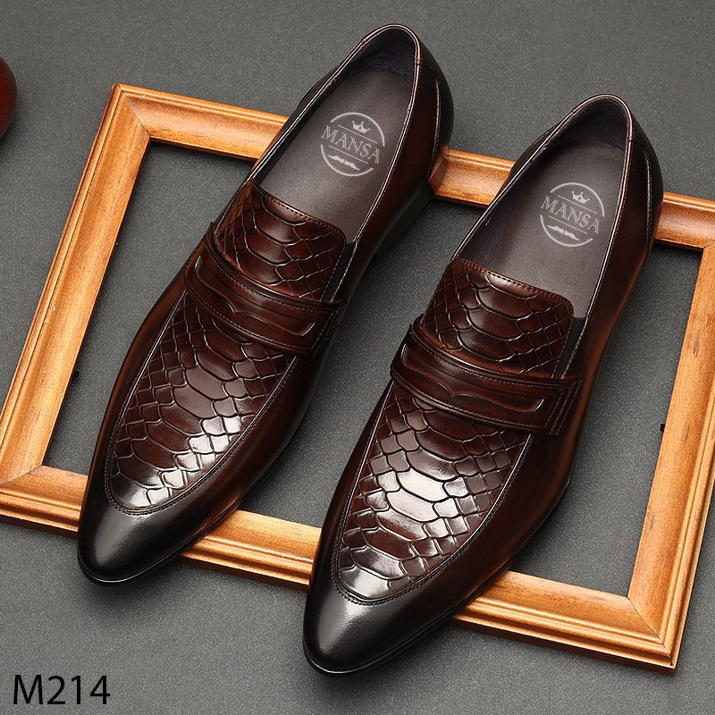 Giày lười da bò cao cấp M214